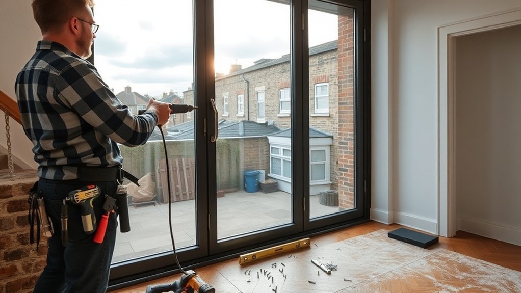 Aluminium Door Installation Olney
