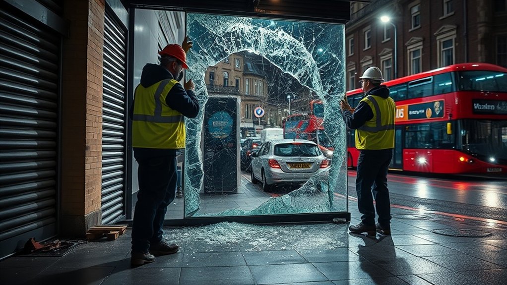 Emergency Shop Front Repair Olney