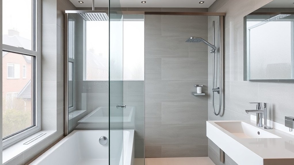 Semi-Frameless Shower Screens Olney